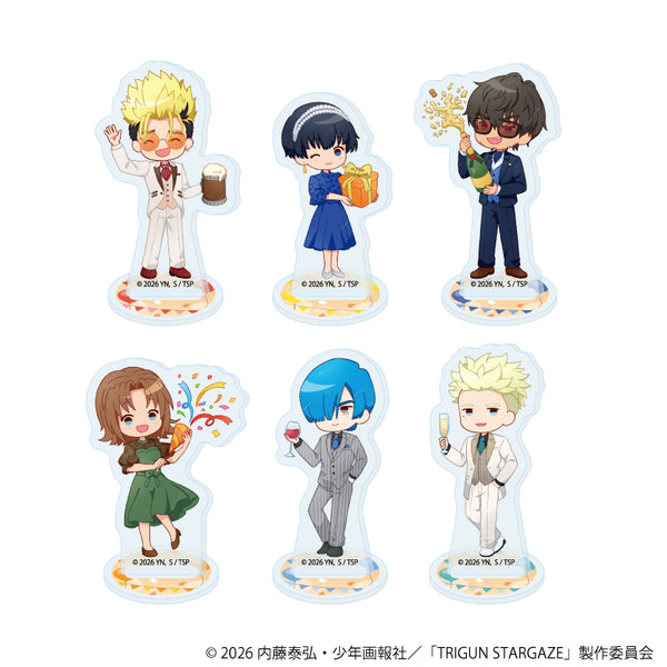 "TRIGUN STARGAZE" Acrylic Mini Stands 04 / Complete Set (All 6 Varieties) (Graph Art)