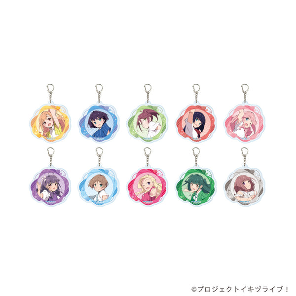 『イキヅライブ! LOVELIVE! BLUEBIRD』アクリルキーホルダー02/コンプリートセット(全10種)(公式イラスト)