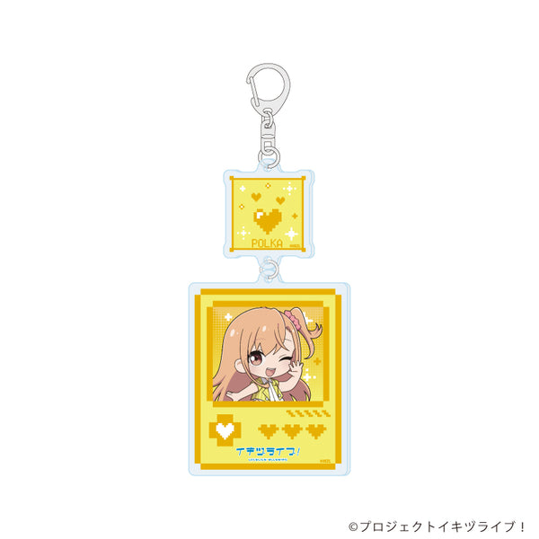 『イキヅライブ! LOVELIVE! BLUEBIRD』連結アクリルキーホルダー01/高橋ポルカ (ミニキャライラスト)