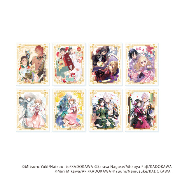 "Kadokawa Beans Bunko Fair" Acrylic Cards 01 / Complete Set (All 8 Varieties) (Official & Original Illustrations)