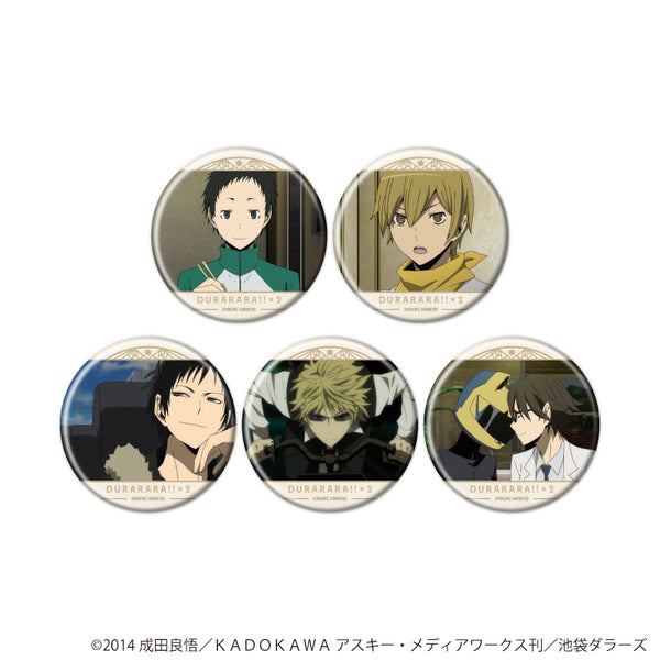 『デュラララ!!×2』缶バッジ22/コンプリートセット(全5種)(場面写イラスト)