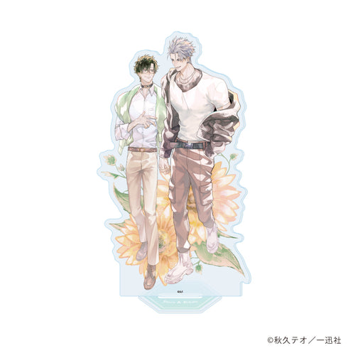 『愛だ、恋だの処方箋』アクリルスタンド01/佐藤 志郎&桐矢 凛人(描き下ろしイラスト)