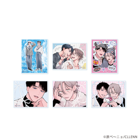 『キスはしたけど友達だよな!?』アクリルカード「キスはしたけど友達だよな!?」01/コンプリートセット(全6種)(公式&描き下ろしイラスト)