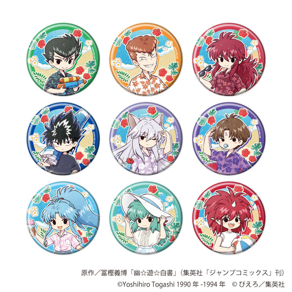『幽☆遊☆白書』缶バッジ38/アロハver. コンプリートセット(全9種)(グラフアートイラスト)