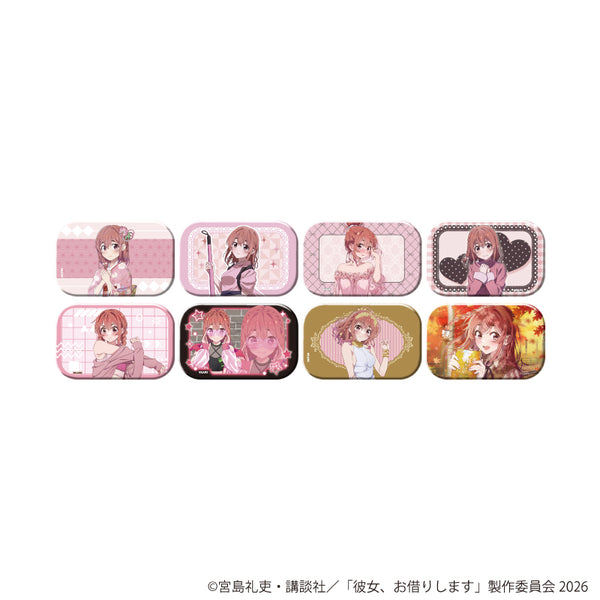 『彼女、お借りします』スクエア缶バッジ04/桜沢 墨セット コンプリートセット(全8種)(公式&描き下ろしイラスト)