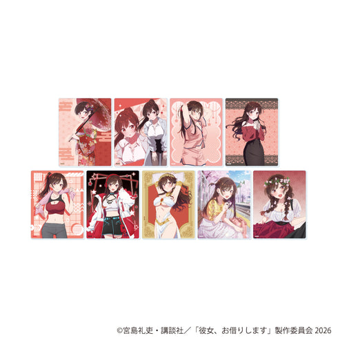 『彼女、お借りします』アクリルカード24/水原千鶴セット コンプリートセット(全9種)(公式&描き下ろしイラスト)