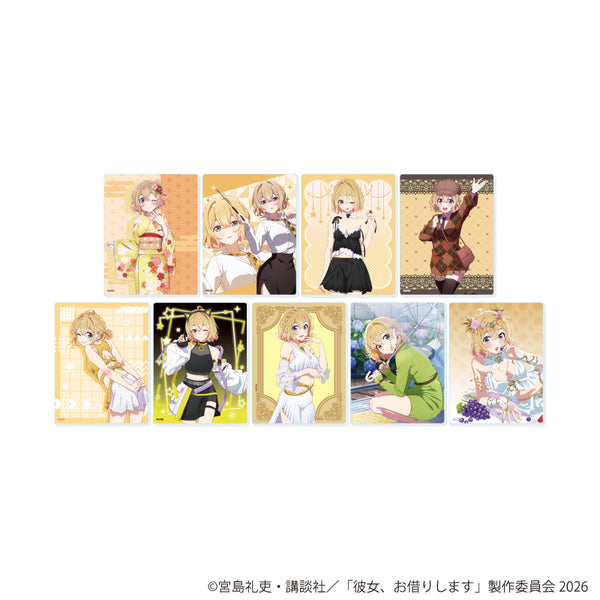 『彼女、お借りします』アクリルカード25/七海麻美セット コンプリートセット(全9種)(公式&描き下ろしイラスト)