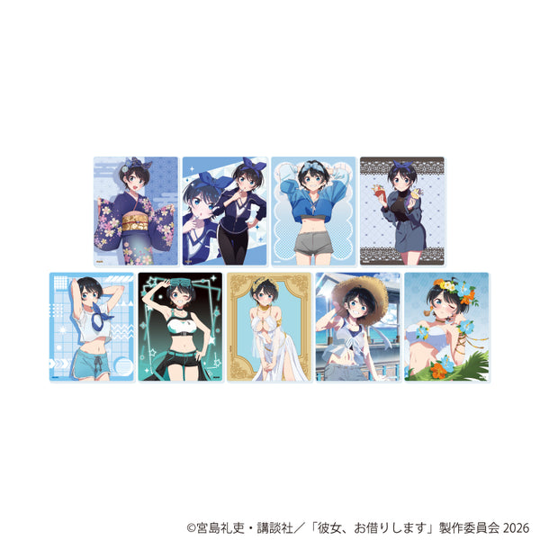 『彼女、お借りします』アクリルカード26/更科瑠夏セット コンプリートセット(全9種)(公式&描き下ろしイラスト)