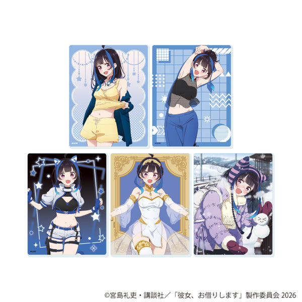 『彼女、お借りします』アクリルカード28/八重森みにセット コンプリートセット(全5種)(公式&描き下ろしイラスト)