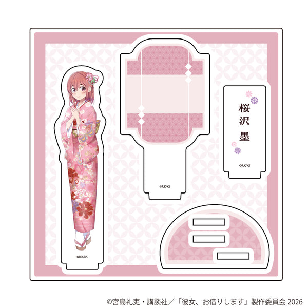 『彼女、お借りします』アクリルスタンドプレート04/桜沢 墨 着物ver.(描き下ろしイラスト)