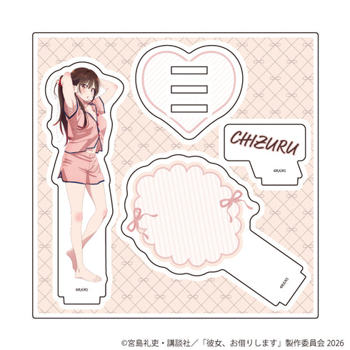 『彼女、お借りします』アクリルスタンドプレート09/水原千鶴 へそチラver.(描き下ろしイラスト)