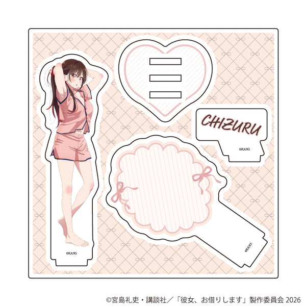『彼女、お借りします』アクリルスタンドプレート09/水原千鶴 へそチラver.(描き下ろしイラスト)