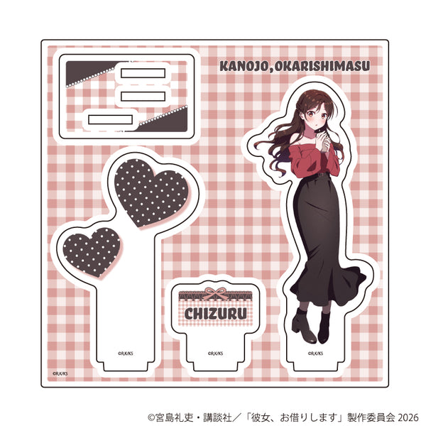『彼女、お借りします』アクリルスタンドプレート14/水原千鶴 デートver.(描き下ろしイラスト)