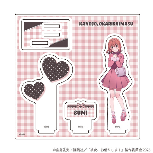 『彼女、お借りします』アクリルスタンドプレート17/桜沢 墨 デートver.(描き下ろしイラスト)