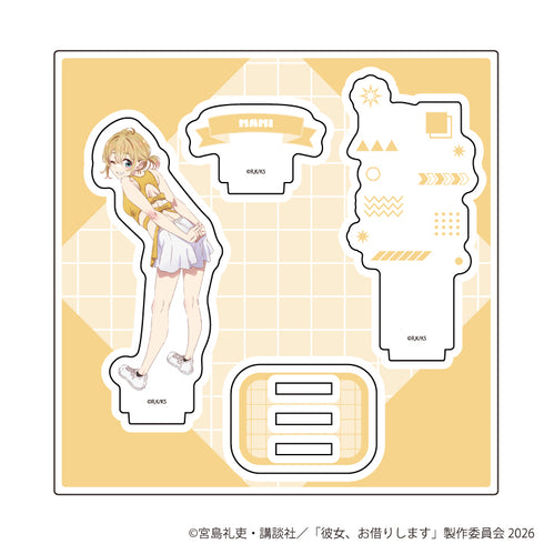 『彼女、お借りします』アクリルスタンドプレート19/七海麻美 トレーニングウェアver.(描き下ろしイラスト)