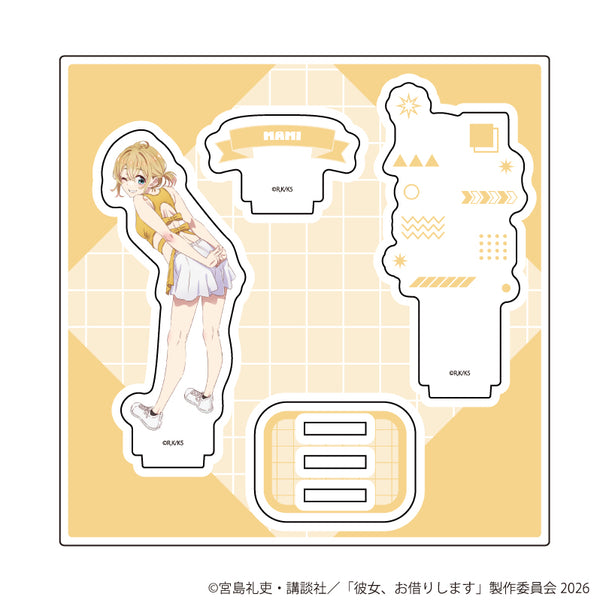 『彼女、お借りします』アクリルスタンドプレート19/七海麻美 トレーニングウェアver.(描き下ろしイラスト)