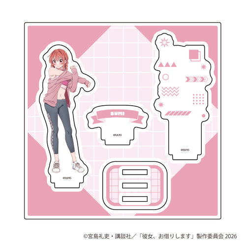 『彼女、お借りします』アクリルスタンドプレート21/桜沢 墨 トレーニングウェアver.(描き下ろしイラスト)