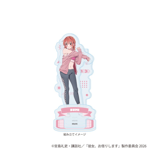 『彼女、お借りします』アクリルスタンドプレート21/桜沢 墨 トレーニングウェアver.(描き下ろしイラスト)