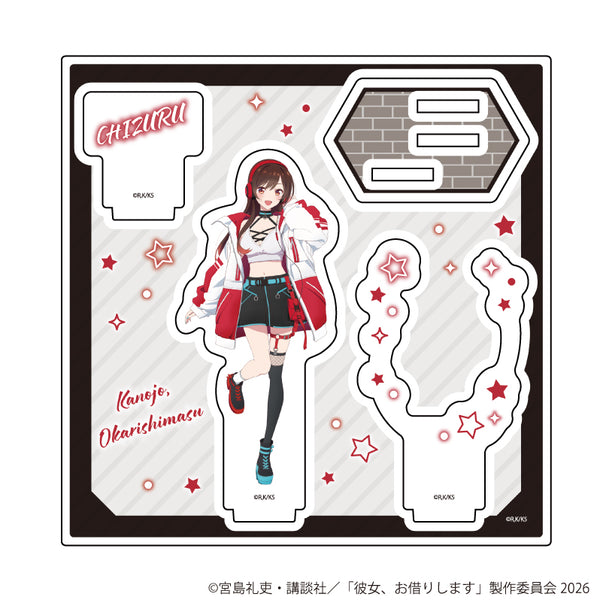 『彼女、お借りします』アクリルスタンドプレート23/水原千鶴 サイバーネオンver.(描き下ろしイラスト)