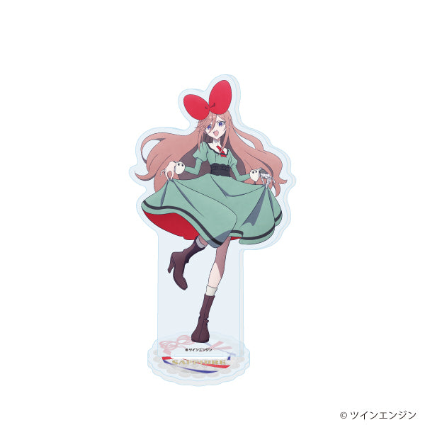 《THE RIBBON HERO 丝带英雄》亚克力立牌02/蓝宝石(便装)(官方插画)