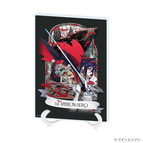 "THE RIBBON HERO" Acrylic Art Board (A5 Size) 02 / Main Visual (Official Illustration)