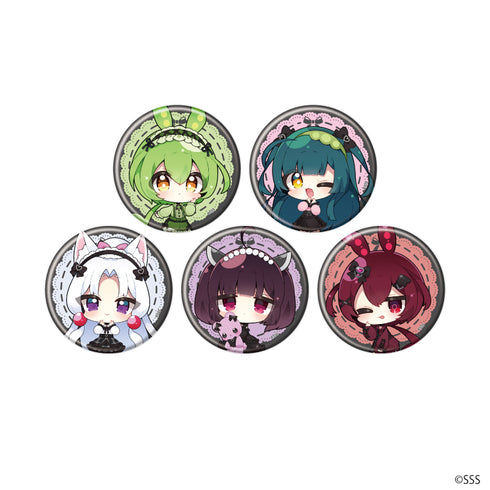『東北ずん子・ずんだもんプロジェクト』缶バッジ01/コンプリートセット(全5種)(ミニキャライラスト)