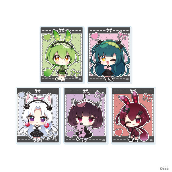 『東北ずん子・ずんだもんプロジェクト』アクリルカード01/コンプリートセット(全5種)(ミニキャライラスト)