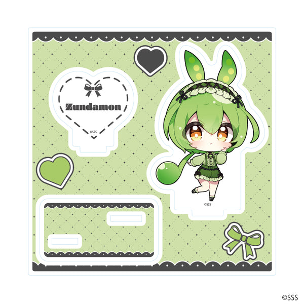 『東北ずん子・ずんだもんプロジェクト』アクリルスタンドプレート01/ずんだもん(ミニキャライラスト)