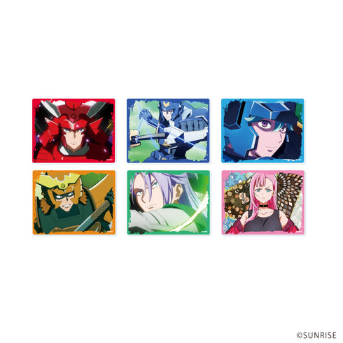 "Samurai Troopers: The True Story of the Armor" Acrylic Card 01 / Complete Set (All 6 Varieties) (Official Art)