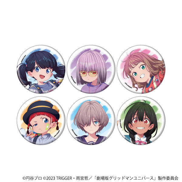 『グリッドマンユニバース』缶バッジ45/たいむすりっぷver. コンプリートセット全6種)(描き下ろしイラスト)