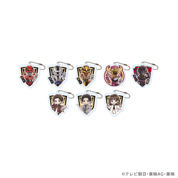 "Super Space Detective Gavan: Infinity" Acrylic Keychain 01 / Complete Set (All 8 Varieties) (Graph Art Illustration)
