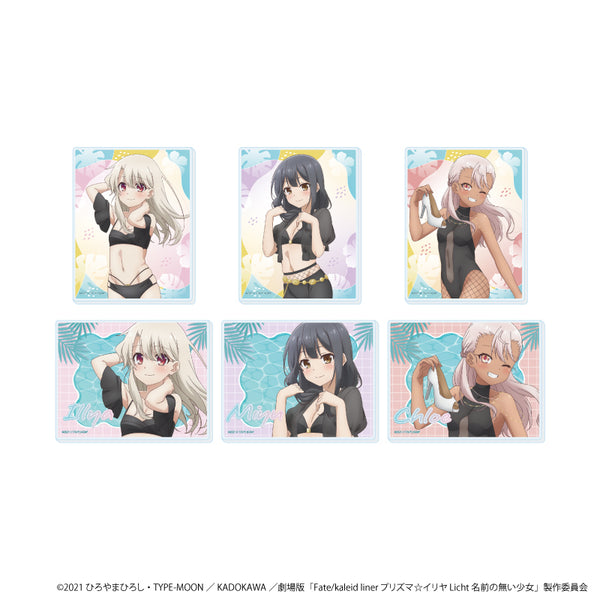 『Fate/kaleid liner プリズマ☆イリヤ Licht 名前の無い少女』アクリルカード01/コンプリートセット(全6種)(描き下ろしイラスト)