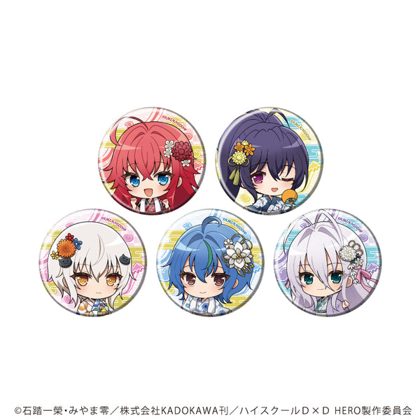 『ハイスクールD×D HERO』缶バッジ36/コンプリートセット(全5種)(ミニキャライラスト)
