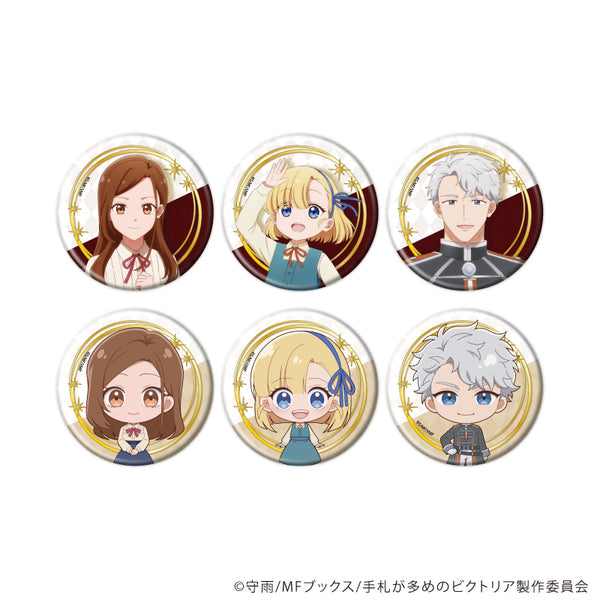 "Victoria with Lots of Cards" Pin Badge 01 / Complete Set (All 6 Varieties) (Official Art)
