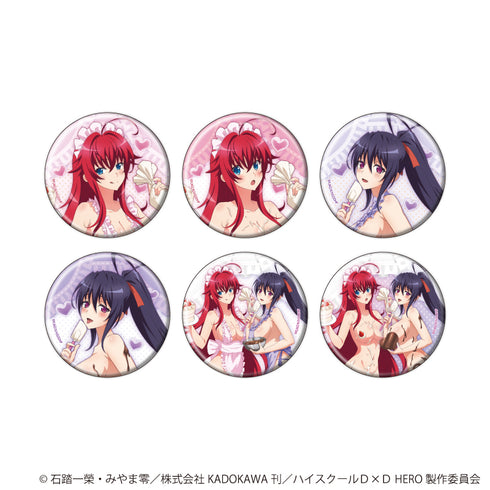 『ハイスクールD×D HERO』缶バッジ37/コンプリートセット(全6種)(描き下ろしイラスト)