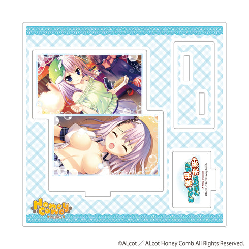 『ALcot/ALcotハニカムシリーズ』アクリルスタンドプレート01/あえて無視するキミとの未来A(公式イラスト)