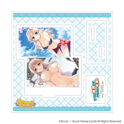 『ALcot/ALcotハニカムシリーズ』アクリルスタンドプレート02/あえて無視するキミとの未来B(公式イラスト)