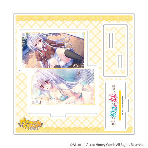 『ALcot/ALcotハニカムシリーズ』アクリルスタンドプレート05/そして初恋が妹になるA(公式イラスト)