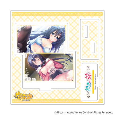 『ALcot/ALcotハニカムシリーズ』アクリルスタンドプレート07/そして初恋が妹になるC(公式イラスト)