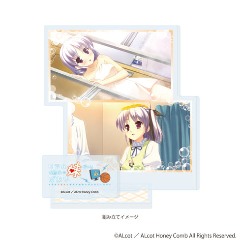 『ALcot/ALcotハニカムシリーズ』アクリルスタンドプレート08/リアル妹がいる大泉くんのばあいA(公式イラスト)
