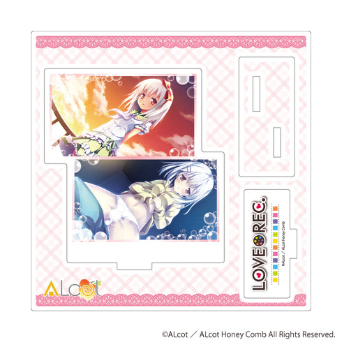 『ALcot/ALcotハニカムシリーズ』アクリルスタンドプレート13/LOVEREC.B(公式イラスト)