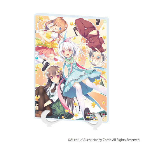 『ALcot/ALcotハニカムシリーズ』アクリルアートボード(A5サイズ)04/LOVEREC.(公式イラスト)