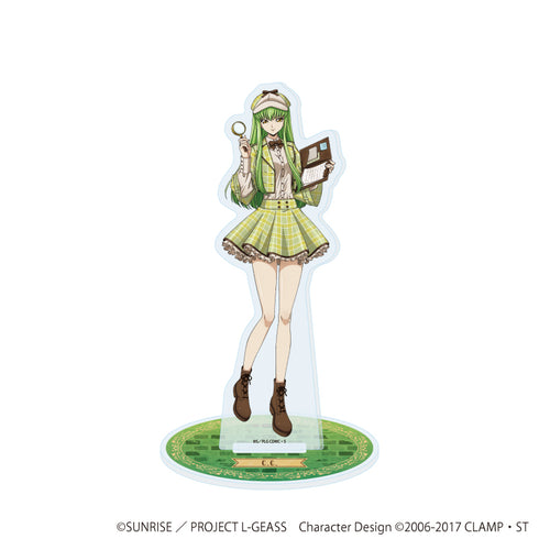 『コードギアス 反逆のルルーシュ』アクリルスタンド03/C.C. 探偵Ver.(描き下ろしイラスト)
