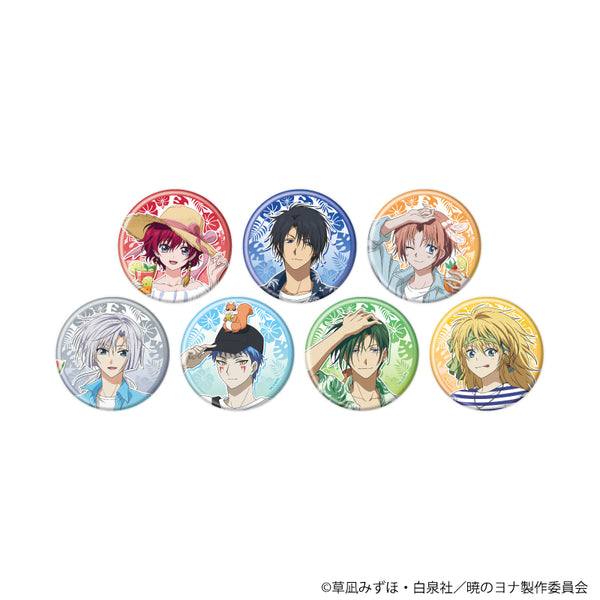 『暁のヨナ』缶バッジ42/トロピカルver. コンプリートセット(全7種)(描き下ろしイラスト)