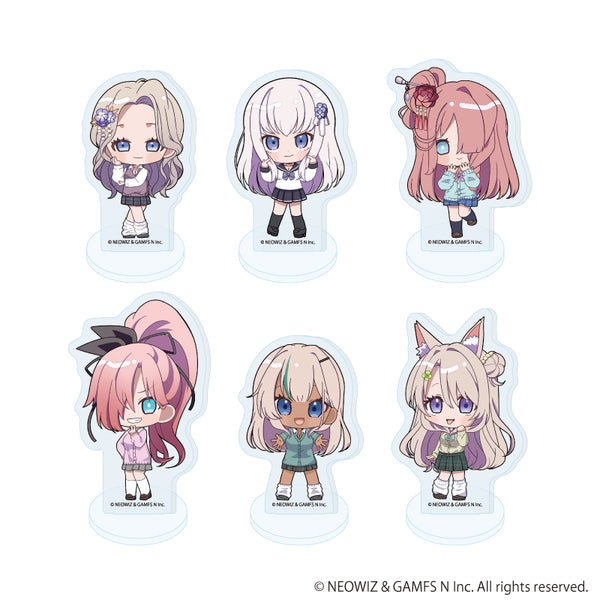『ブラウンダスト2』アクリルぷちスタンド01/平成ギャルver. コンプリートセット(全6種)(ミニキャライラスト)