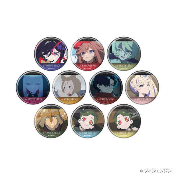 『THE RIBBON HERO リボンヒーロー』缶バッジ02/コンプリートセット(全10種)(場面写イラスト)