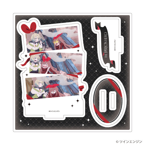 『THE RIBBON HERO リボンヒーロー』アクリルスタンドプレート01/A(場面写イラスト)