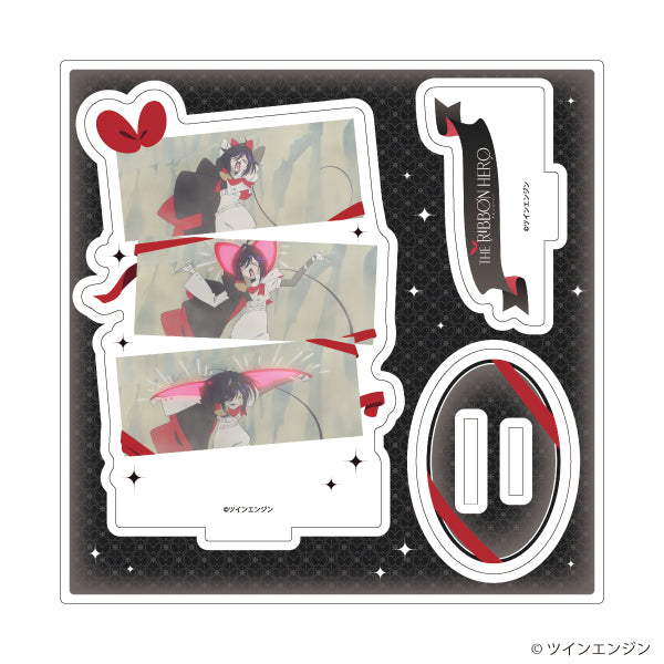 『THE RIBBON HERO リボンヒーロー』アクリルスタンドプレート04/D(場面写イラスト)