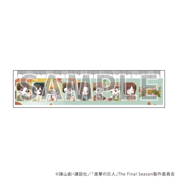 『進撃の巨人』定規15cm02/紅葉ver.(グラフアートイラスト)