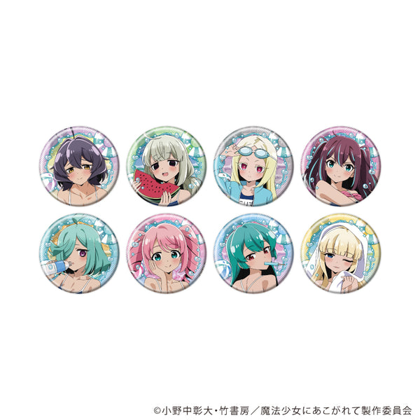 『魔法少女にあこがれて』缶バッジ27/コンプリートセット(全8種)(描き下ろしイラスト)